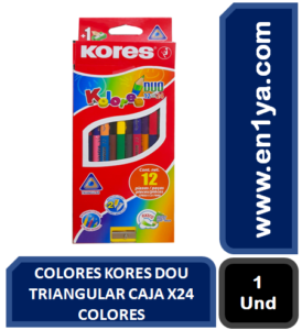 Colores Kores Dou Triangular Caja X Colores