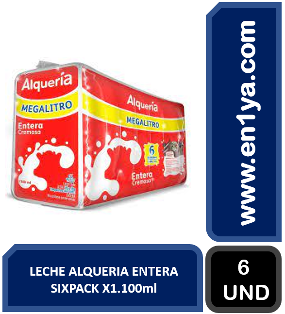 Leche Alqueria Entera Sixpack X1100ml 1470