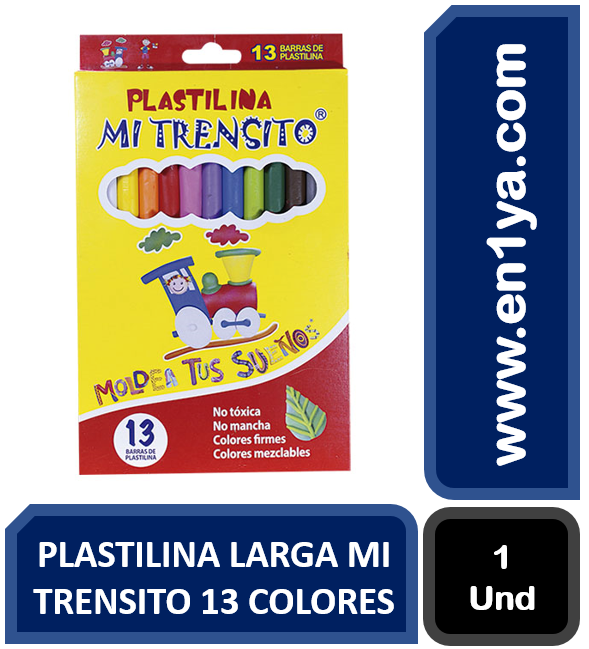 Plastilina Lineazul Larga 12 Colores