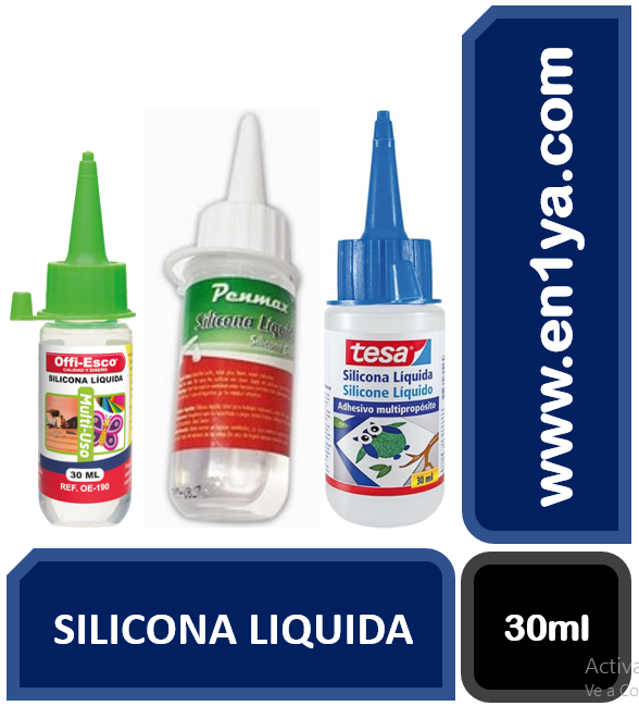 Adhesivo Silicona liquida Ezco, 100ml.