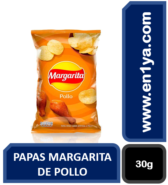 PAPAS MARGARITA DE POLLO X30g -