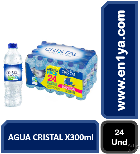 Agua Cristalina x300Ml – Compra en Valledupar sin salir de casa!