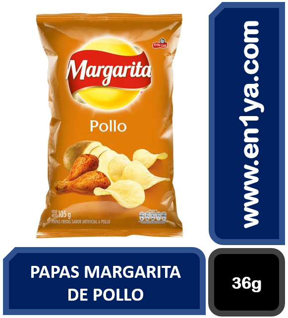 PAPAS MARGARITA DE POLLO X36g -