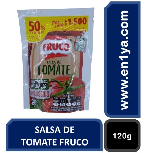 SALSA DE TOMATE FRUCO X120g