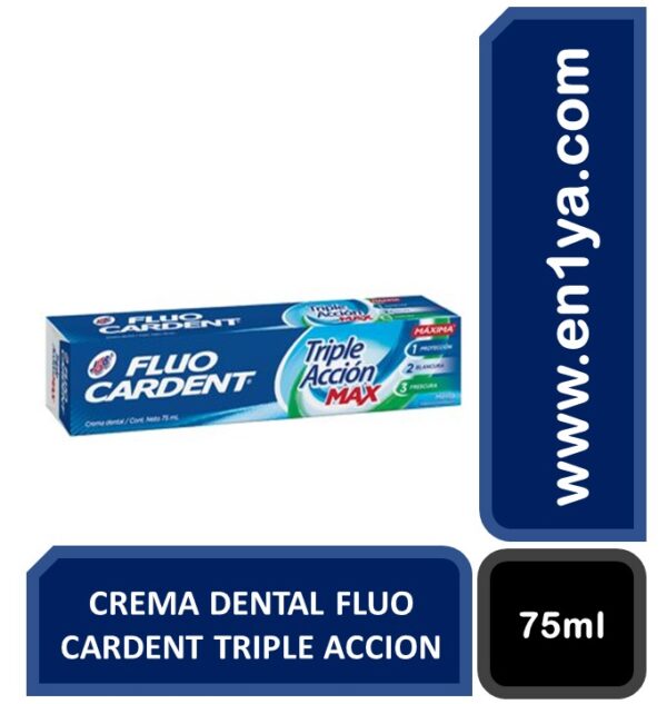 CREMA DENTAL FLUO CARDENT TRIPLE ACCION MAX X75ml