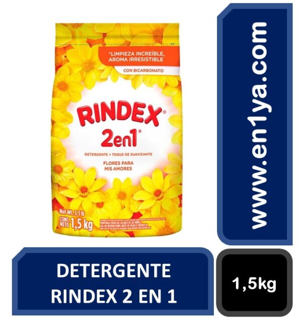 DETERGENTE RINDEX 2 EN 1 X1,5kg