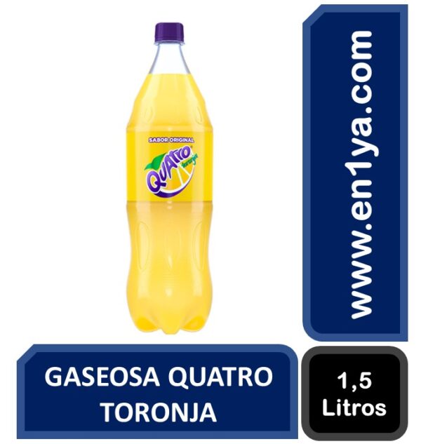 GASEOSA QUATRO TORONJA X1,5 LITROS