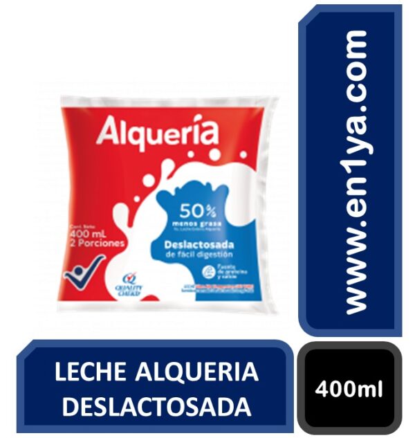 LECHE ALQUERIA DESLACTOSADA X400ml