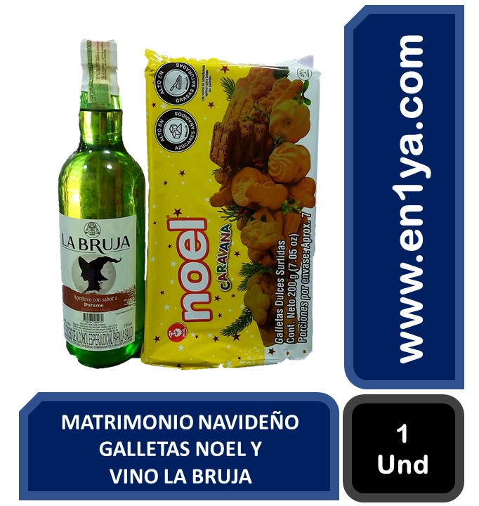 MATRIMONIO NAVIDE O GALLETAS NOEL Y VINO LA BRUJA