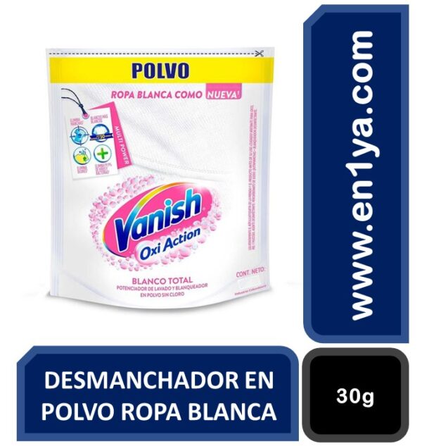 DESMANCHADOR EN POLVO ROPA BLANCA X30g