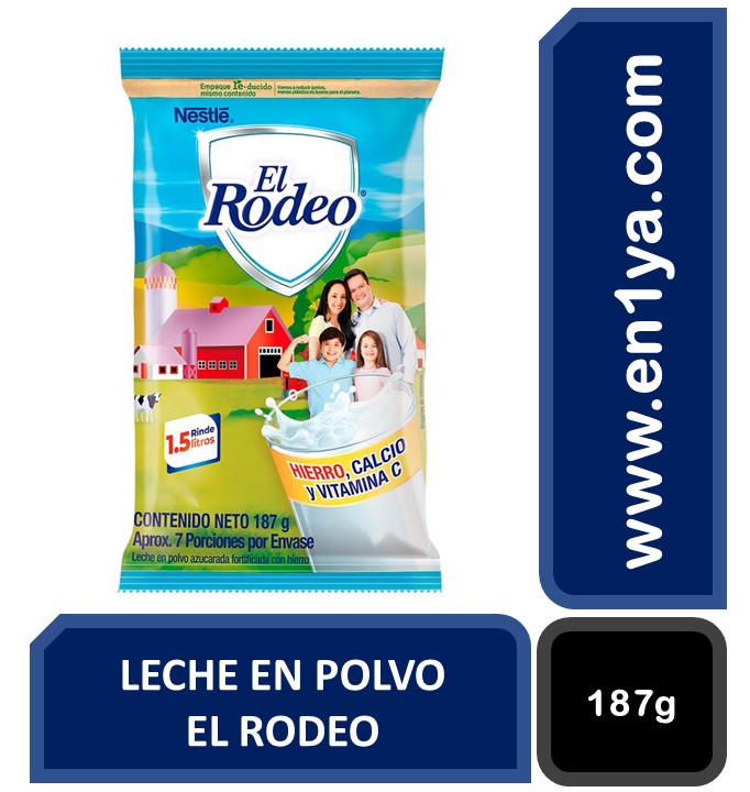 Leche en Polvo El Rodeo x375gr – Dispropan Caribe Ltda