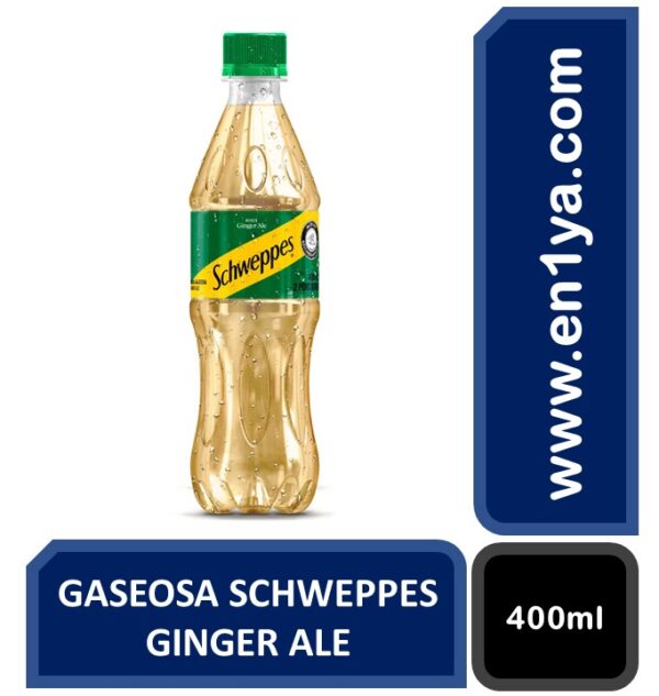 GASEOSA SCHWEPPES GINGER ALE  X400ml