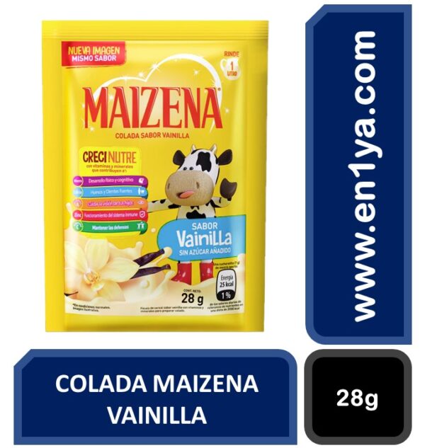 COLADA MAIZENA VAINILLA X28g