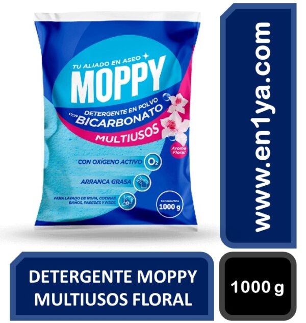 DETERGENTE MOPPY MULTIUSOS FLORAL X1000g