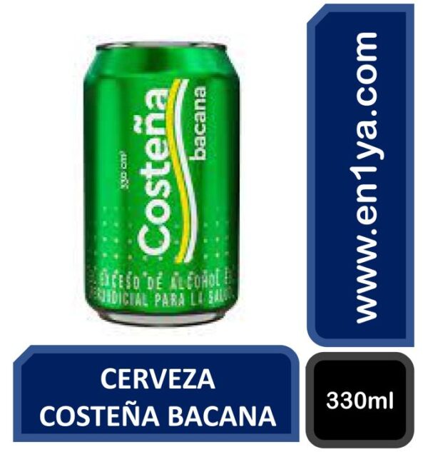 CERVEZA COSTEÑA BACANA X330ml