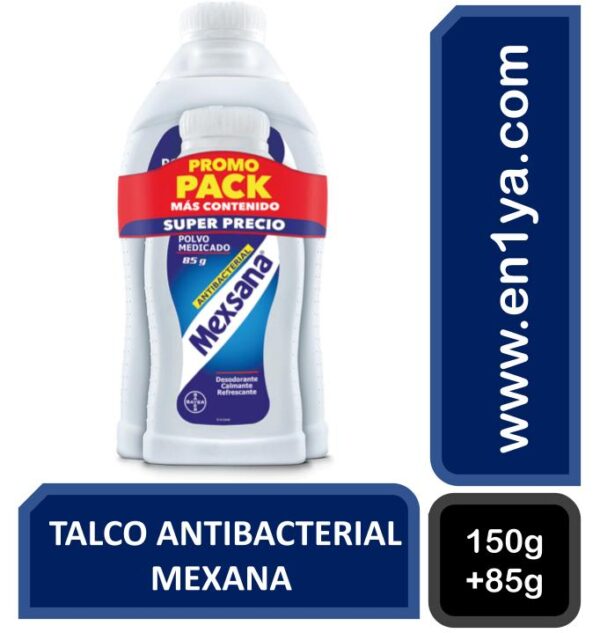 TALCO ANTIBACTERIAL MEXANA X150g+85g