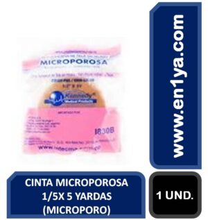 CINTA MICROPOROSA 1/5X 5 YARDAS (MICROPORO)
