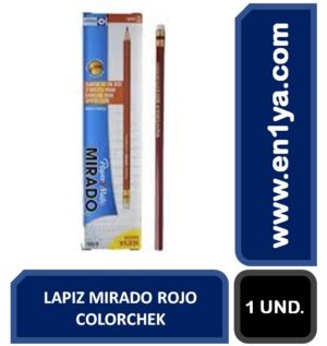 LAPIZ MIRADO ROJO COLORCHEK X1 UNIDAD